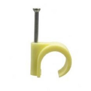 Tack spijkerclip 16-19MM creme 100 stuks